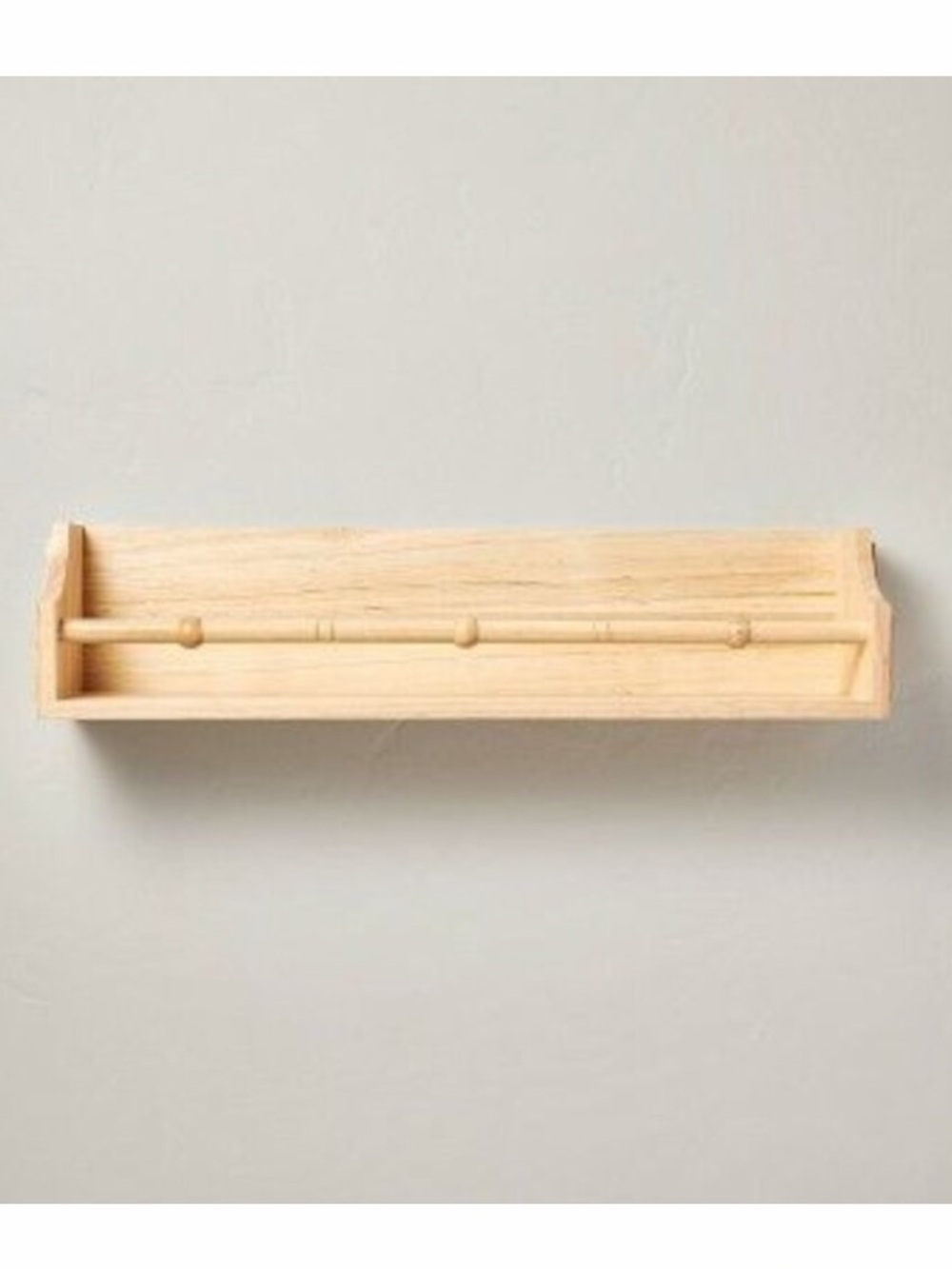 ❗️Hearth & Hand Natural Wood Single-Rail Wall Shelf